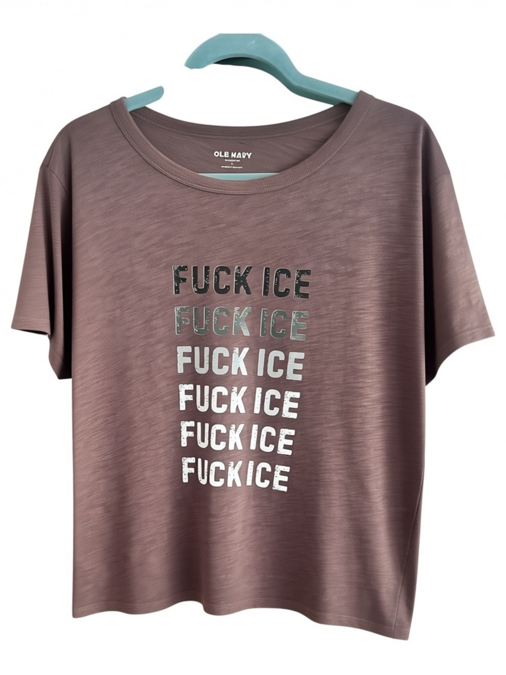 Old Navy Plum Short Sleeve Graphic Tee
